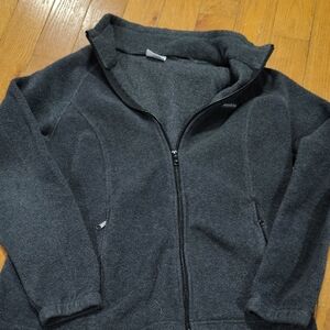 Columbia Charcoal Full-Zip Fleece Jacket
